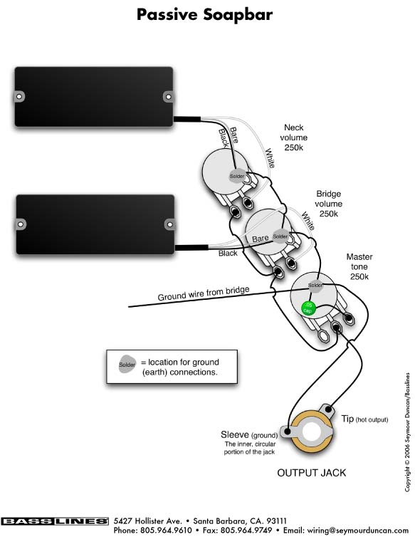 Emg Wiring Diagram Jazz Bass